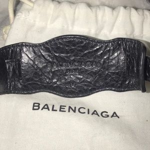Balenciaga leather bracelet